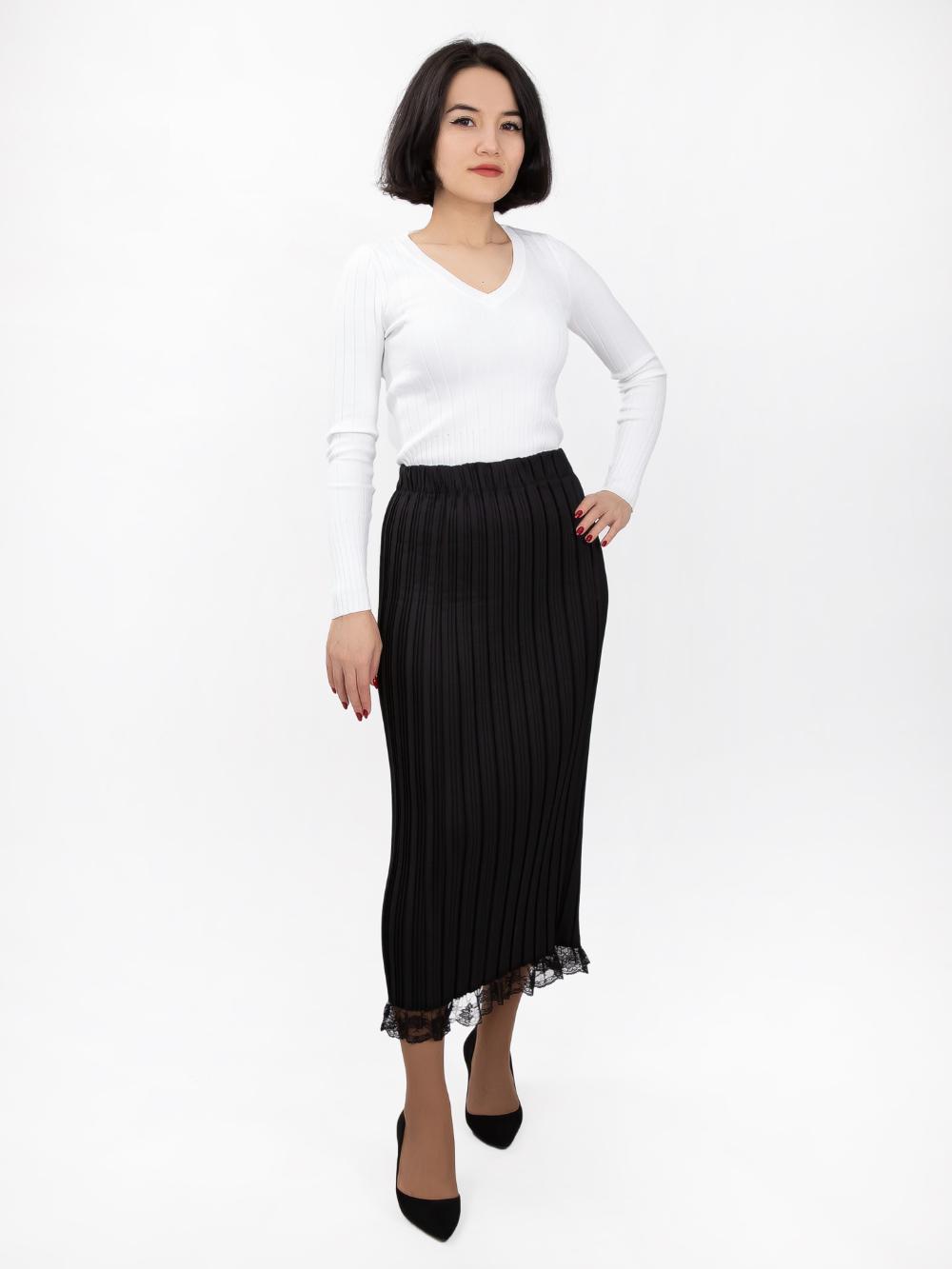 Qatlamli yubka naqshli